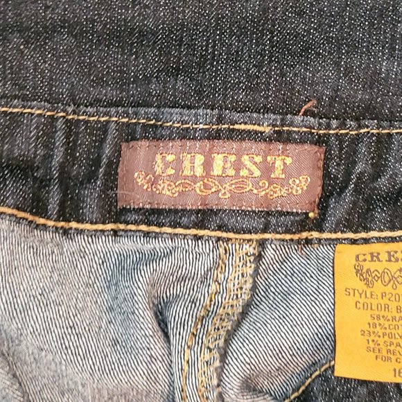Crest Jeans Super High Waisted Button + Zip Women's Size 16 x 31" inseam - Picture 5 of 5